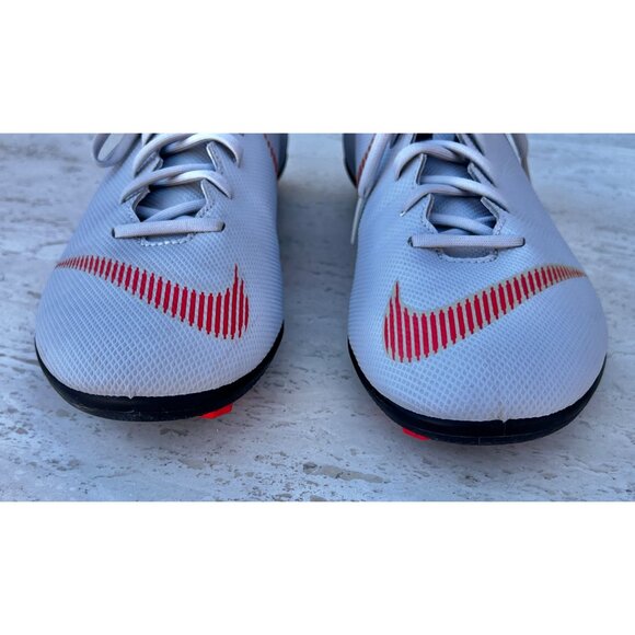 Nike Mercurial Vapor Soccer Cleats Men’s Sz 13 Gray & Red LtWt Performance Shoes - Picture 4 of 11